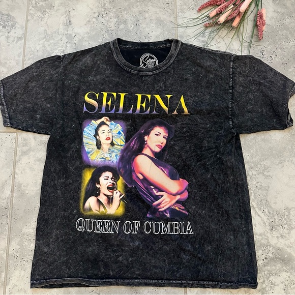 Selena merchandise Oficial T shirt Large back printed - Picture 1 of 7